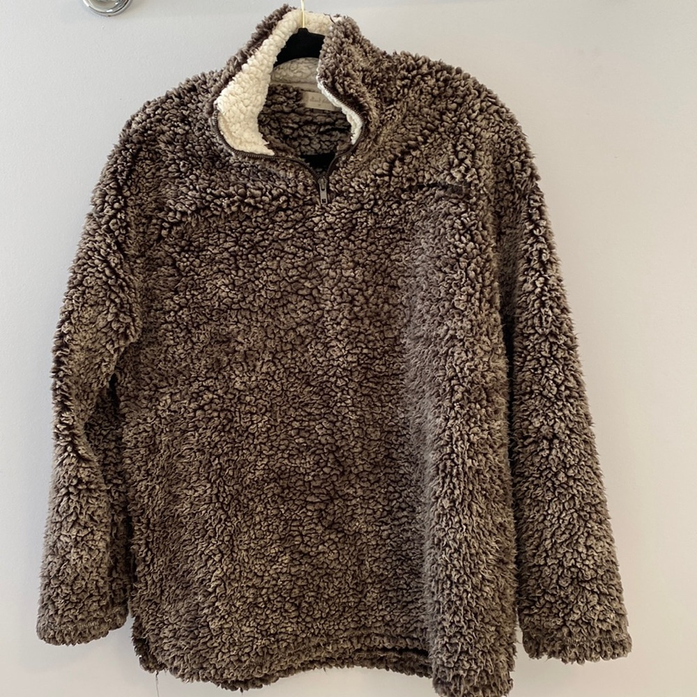 Altar’d State 1/4 zip Sherpa